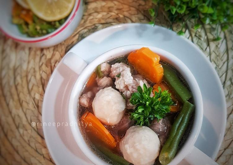 Sop campur super simple