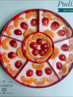 Foto resep Puding susu buah