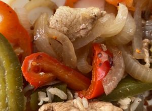 Una foto de Fajitas de pollo del chef Oropeza