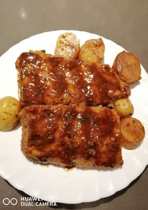 A picture of Baked Tenderloin Ribs.