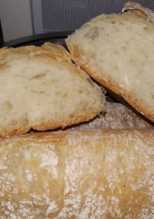 Una foto de Ciabatta sin amasar