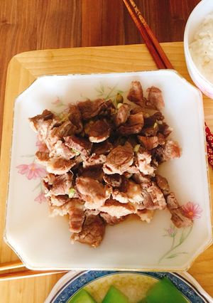 Hình của món Thịt lợn rang.