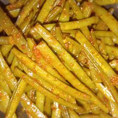 A picture of Smoked cluster beans.