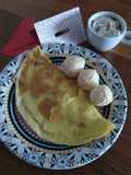 Omelete de presunto e queijo