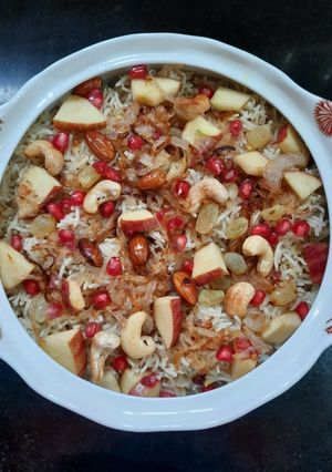 A picture of Kashmiri Pulao.