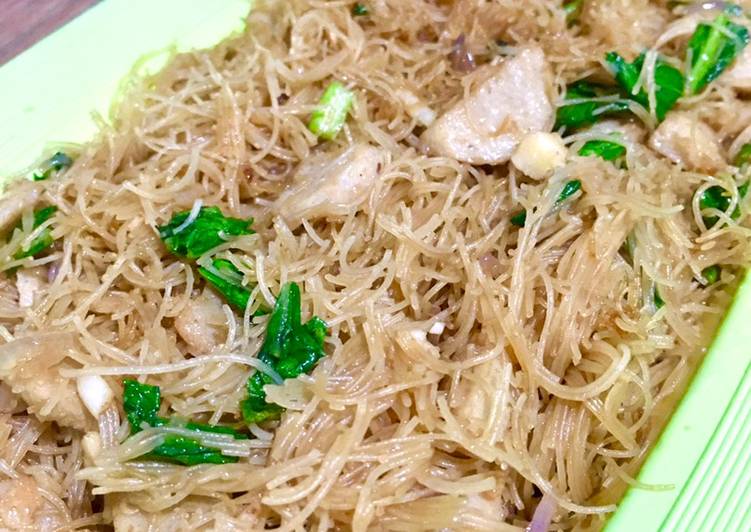 Bagaimana Menyiapkan Bihun goreng bakso ikan Anti Gagal