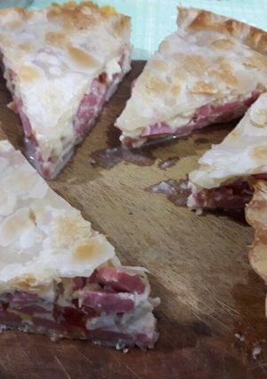 Una foto de Tarta salada fácil express
