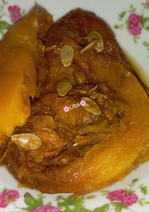عکسی از دستور کدو حلوایی با شیره انگور