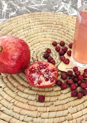 عکسی از دستور دمنوش زالزالک وحشی و انار