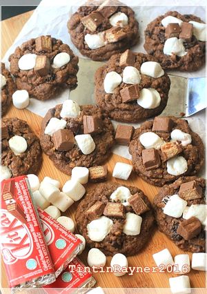 Foto resep S'More Pudding Cookies - Cookies Chewy&Empukkk pake Nutrijell