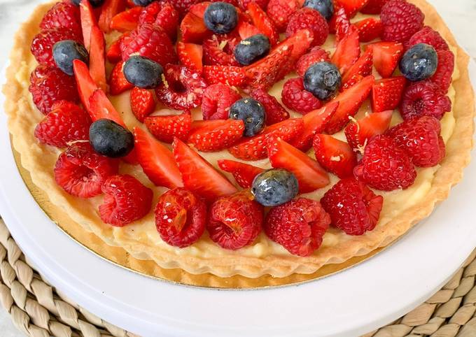 Tarte aux fruits rouges