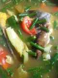 Sayur asem kepala ikan patin