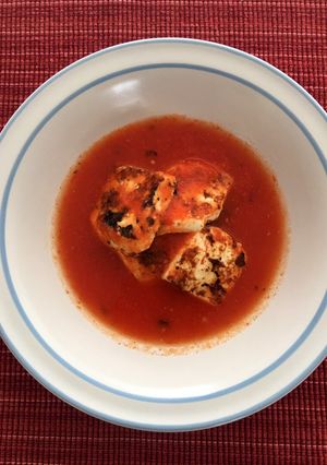 Una foto de Queso en salsa