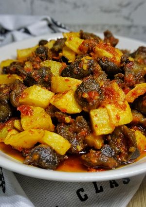 Foto resep Sambel goreng kentang ati, ampela