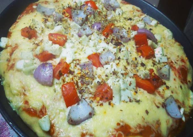 Recipe of Quick Pizza with Different Toppings