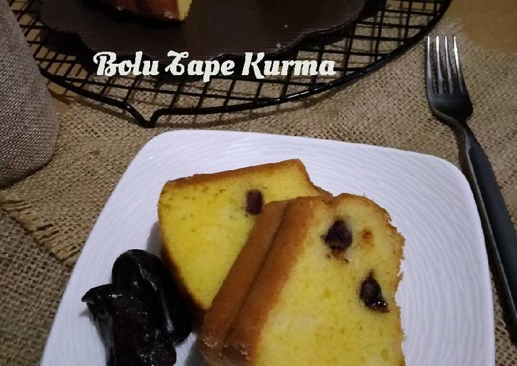 Resep Bolu Tape Kurma yang Menggugah Selera