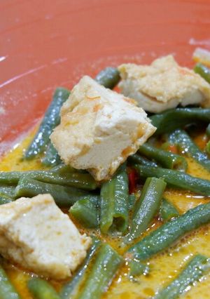 Foto resep Sayur kacang panjang + tahu