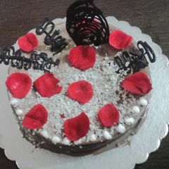 A picture of Chocolate sponge cake.