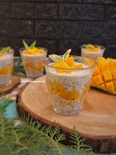 Foto resep Mango Yogurt Chia Seed Pudding