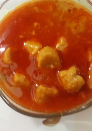 A picture of Besan ke gattee.
