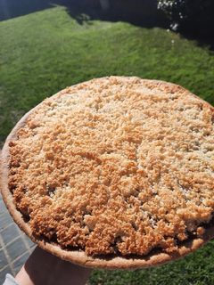 Una foto de Tarta de coco y dulce de leche