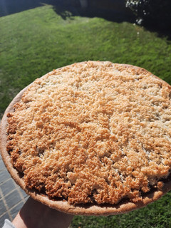 Una foto de Tarta de coco y dulce de leche