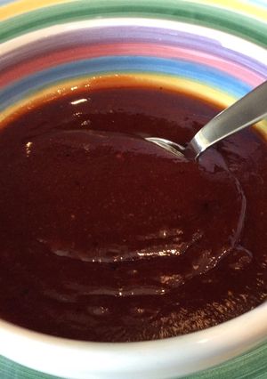A picture of Pineapple Sweet Barbecue Sauce.