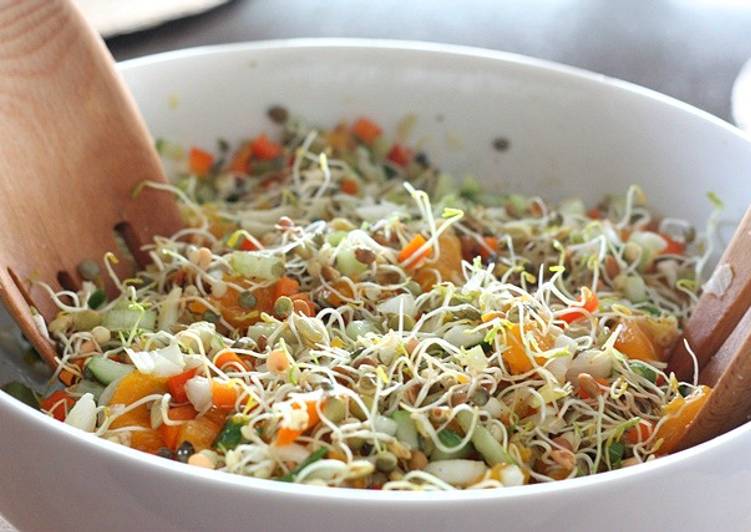 Step-by-Step Guide to Make Super Quick Homemade Sprout Salad