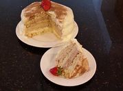 A picture of tiramisu cake
