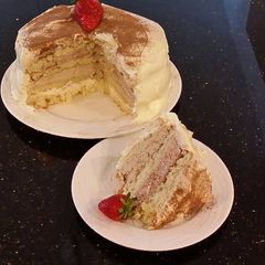 A picture of Tiramisu Layer Cake.