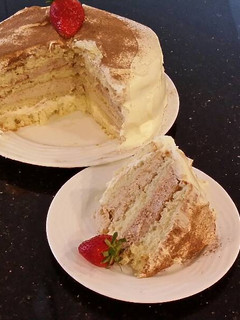 A picture of Tiramisu Layer Cake.