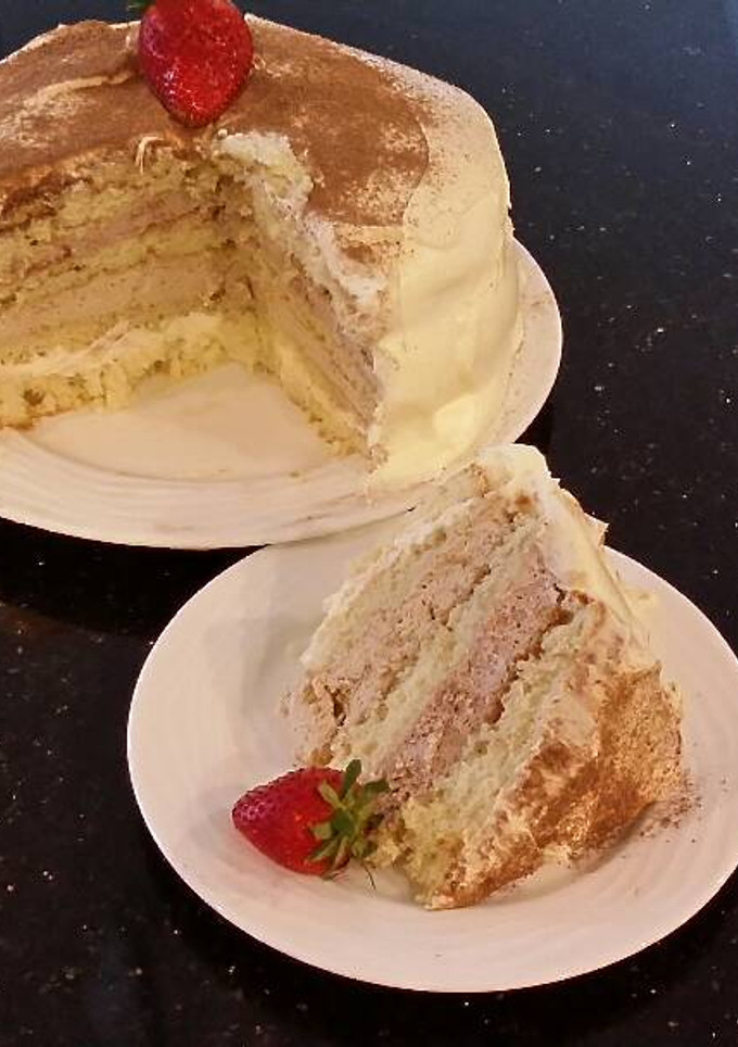 A picture of Tiramisu Layer Cake.