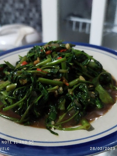 Foto resep Tumis kangkung pedas