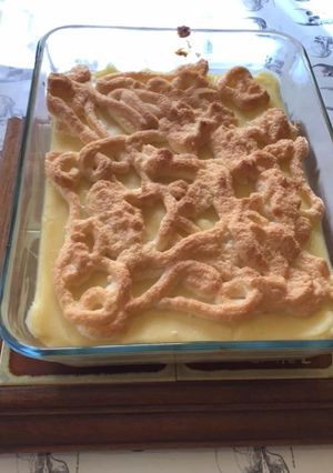 Une photo de Crème au citron serpentins de meringue vanillés