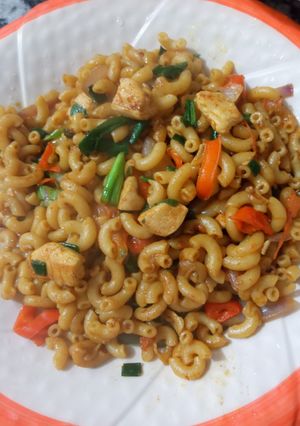 A picture of Stirfry Macaroni.