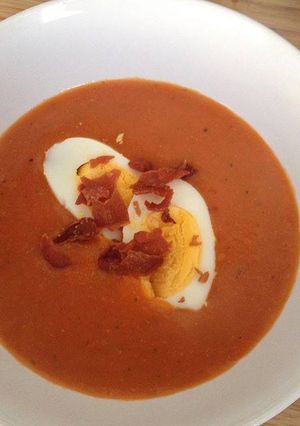 Una foto de Crema de tomate