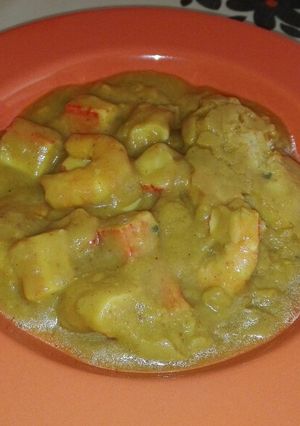 Foto principal de Porrilla de patatas, gambas y bocas de mar