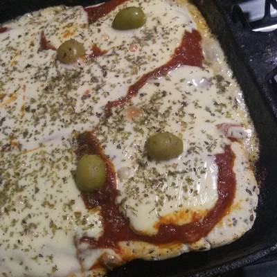 Pizza a la plancha sin tacc (Vegan) Receta de Noelia Belen- Cookpad