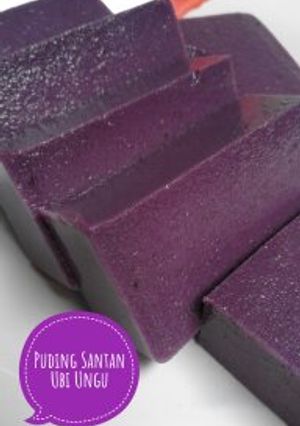 Foto resep Puding Santan Ubi Ungu