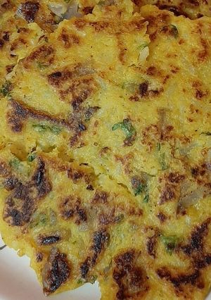पक्का चावल का पराठा (pakka chawla ka paratha recipe in Hindi) रेसिपी मुख्य फोटो