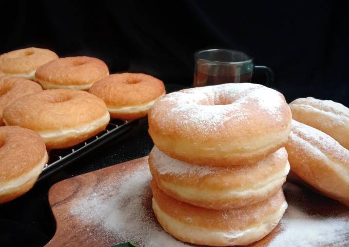 Yuk intip, Bagaimana cara memasak Donat Menul,Soft and Fluffly (Pakai Terigu Segitiga Biru) yang gurih