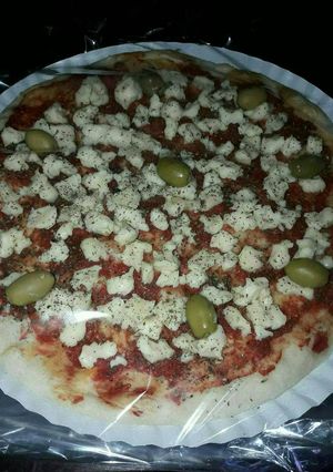 Una foto de Pizza casera