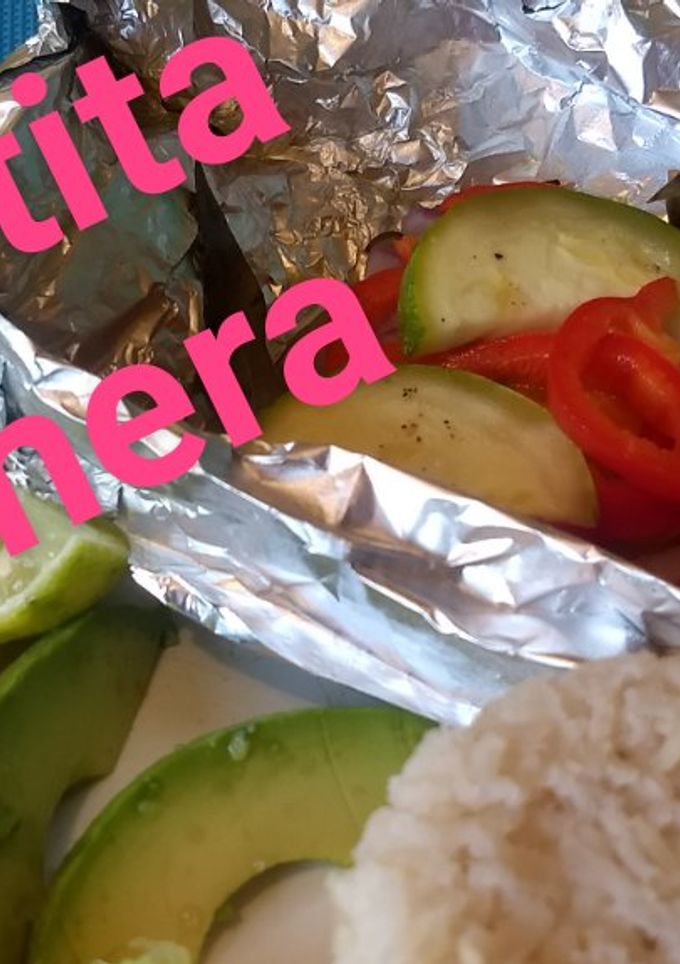 Una foto de Filete de pescado empapelado