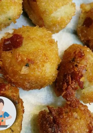 Una foto de Croquetas de patata y jamón