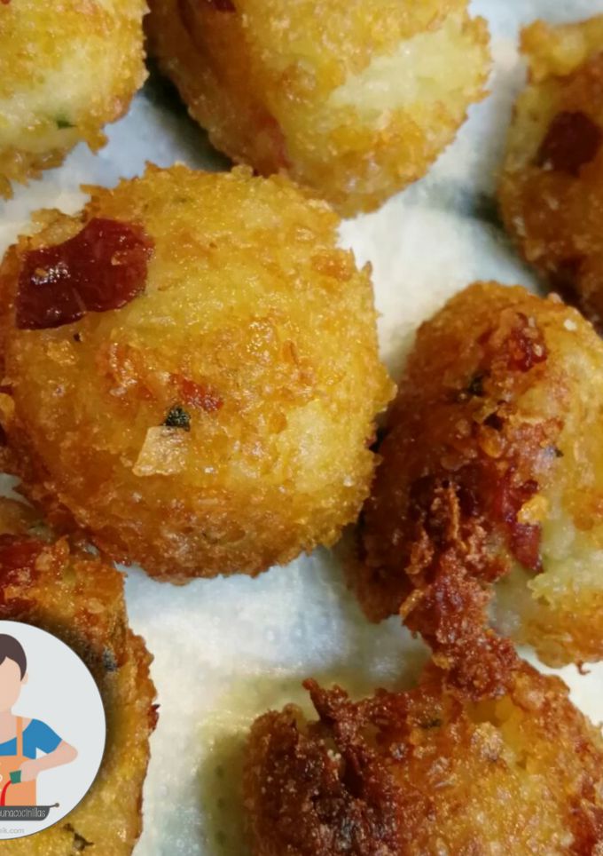 Una foto de Croquetas de patata y jamón