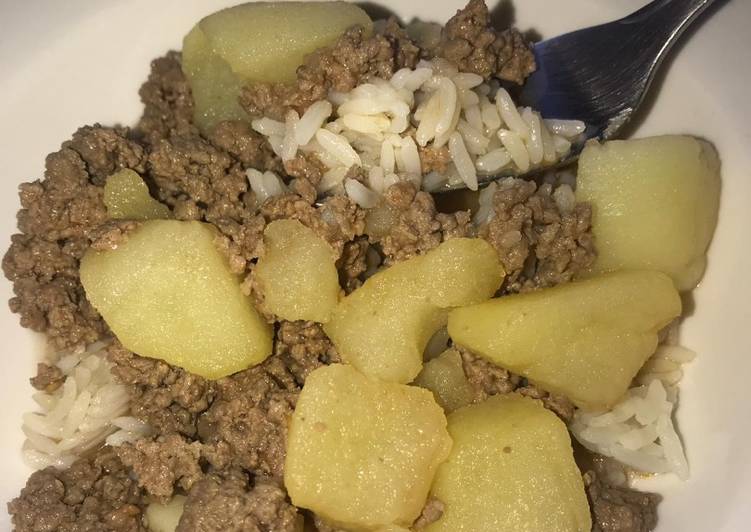 Recipe of Favorite Carne picada com batatas