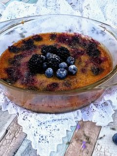 Francia tejes pite (clafoutis) recept fotója
