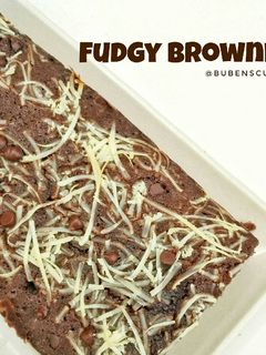 Foto resep Fudgy Brownies (No Mixer)