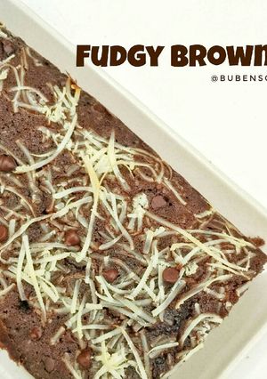 Foto resep Fudgy Brownies (No Mixer)