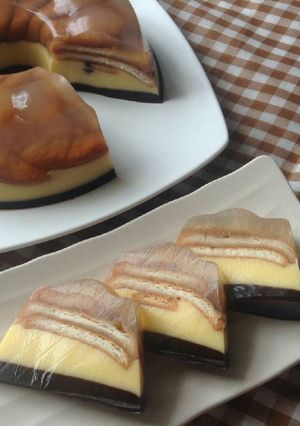 Foto resep Puding Marie 3 Lapis